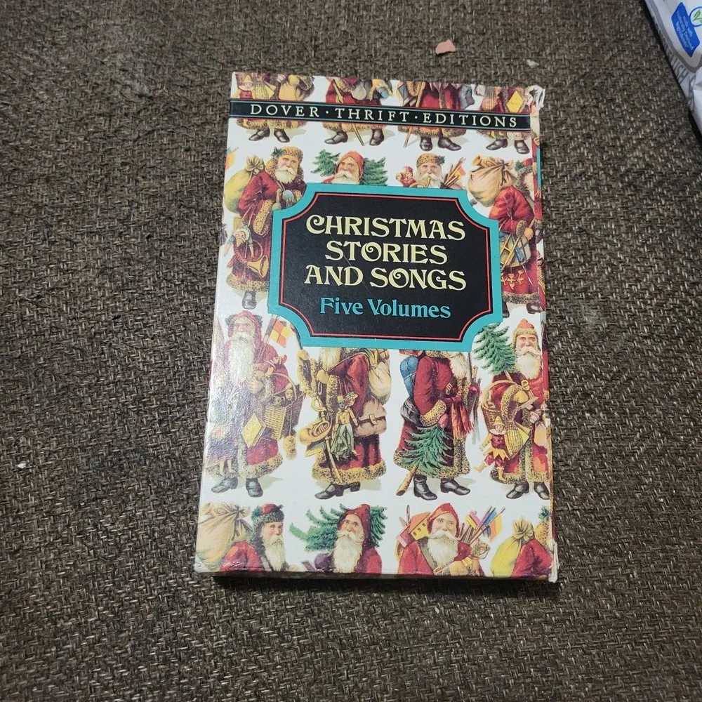 Christmas Stories and Songs Five Volumes Dover Thrift Editions Boxed Set‎ 1994